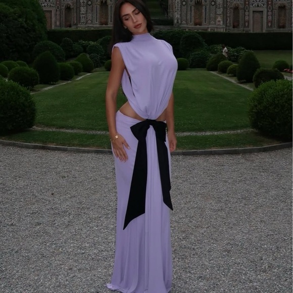 Helsa Constantina Dress In Amethyst - Picture 4 of 6